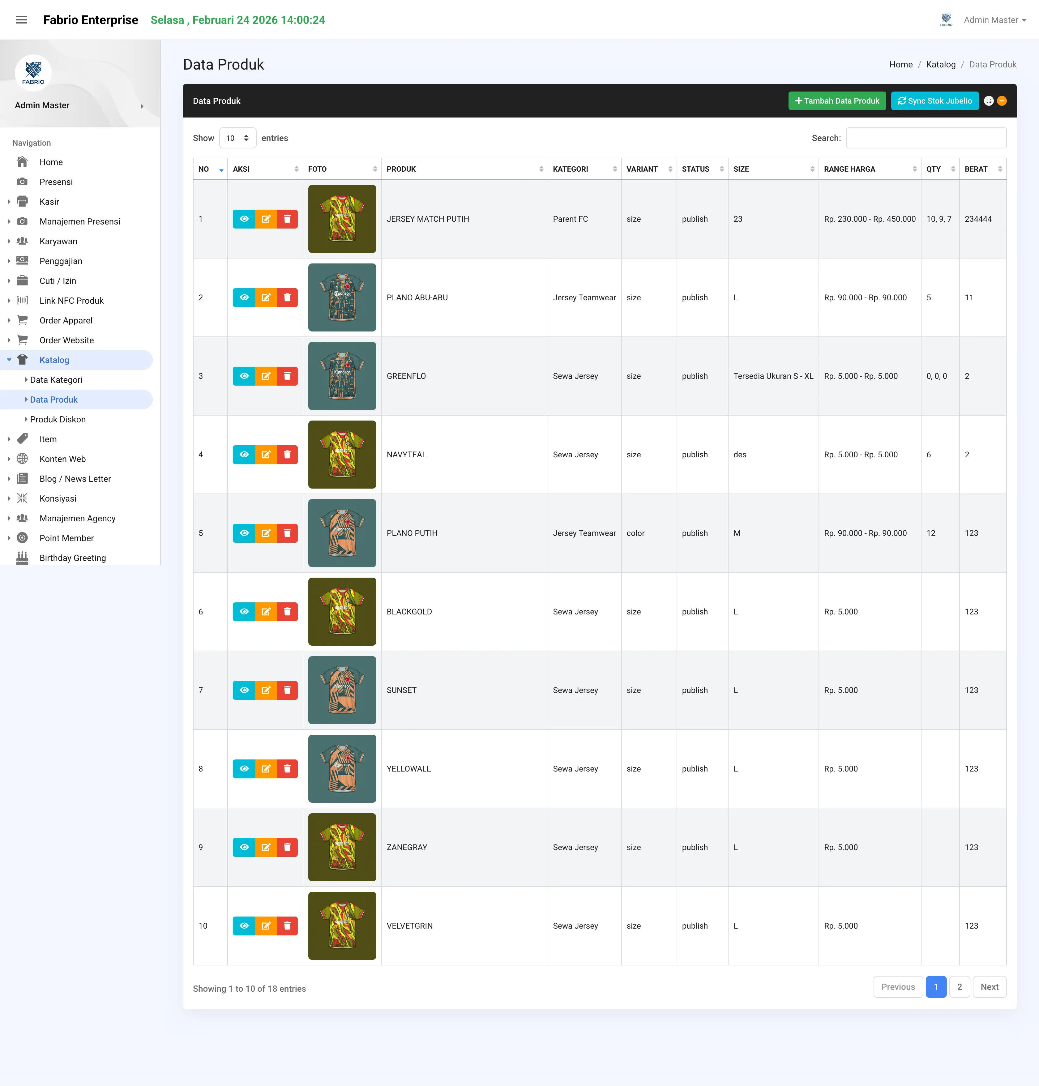 Product Catalog Management
